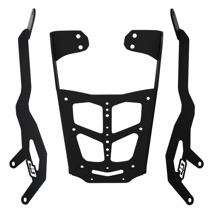 GP Kompozit Rear Luggage Rack Black Compatible For Bajaj Pulsar NS200 2011-2024