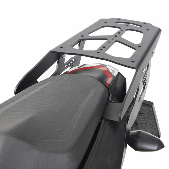 GP Kompozit Rear Luggage Rack Black Compatible For Bajaj Pulsar NS200 2011-2023