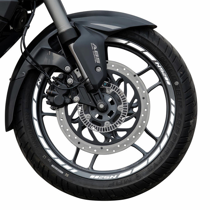 GP Kompozit Rim Strip Reflective Gray Compatible For Bajaj Pulsar NS200 2011-2023