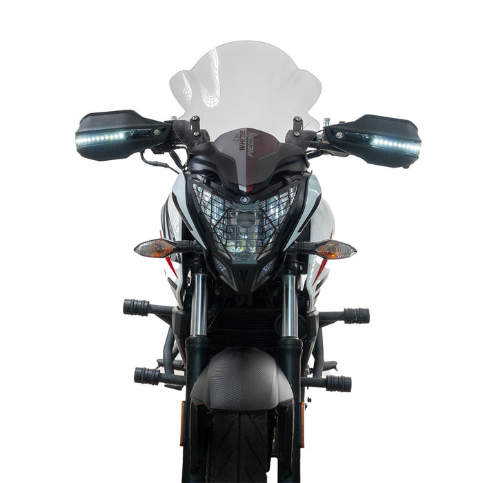 GP Kompozit LED Handguard Lights with Turn Signals Compatible For Bajaj Pulsar NS200 2014-2023