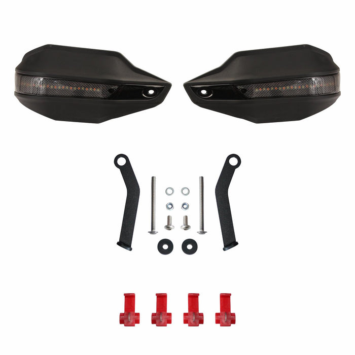 GP Kompozit LED Handguard Lights with Turn Signals Compatible For Bajaj Pulsar NS200 2014-2023