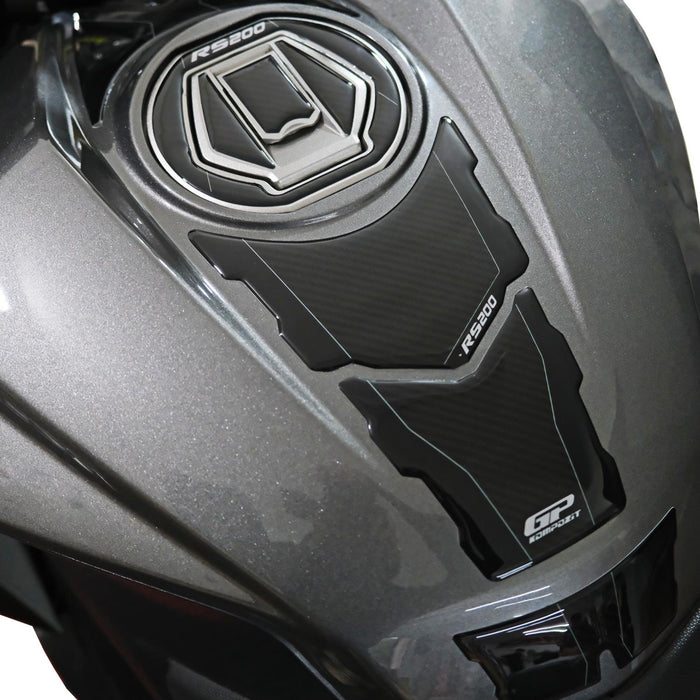 GP Kompozit Tank Pad Carbon Compatible For Bajaj Pulsar RS200  2015-2024