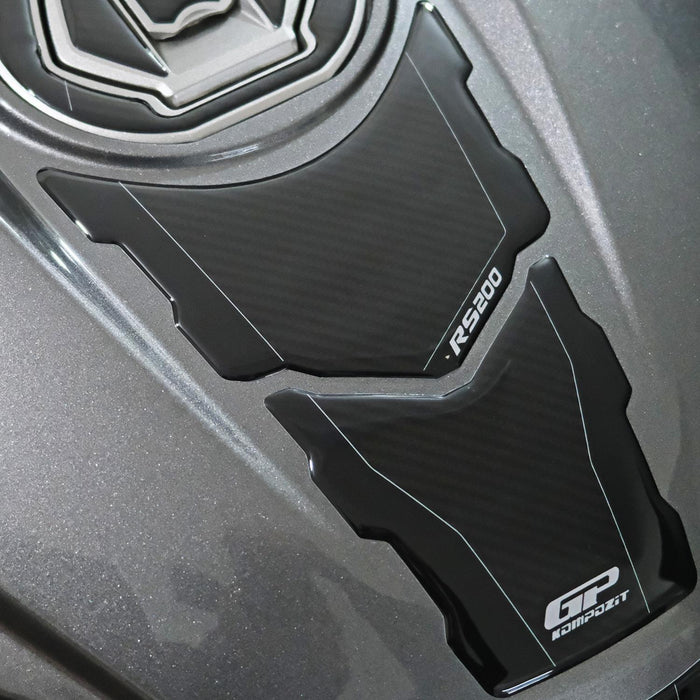 GP Kompozit Tank Pad Carbon Compatible For Bajaj Pulsar RS200  2015-2024