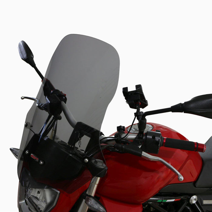 GP Kompozit Windshield Windscreen Smoked Compatible For Benelli TNT25 2016-2018