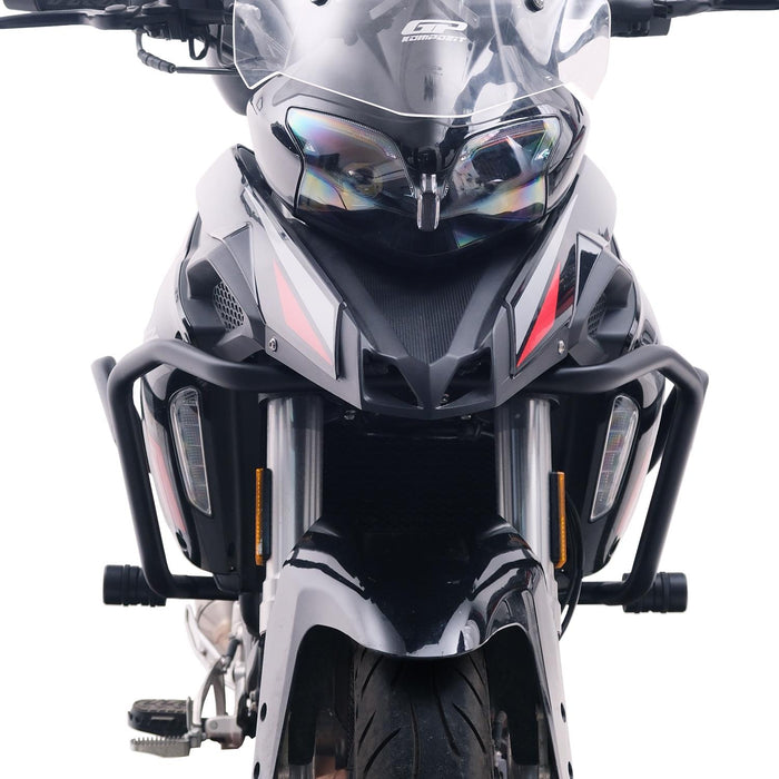 GP Kompozit Engine Protector Crash Bars Black Compatible For Benelli TRK 251 2019-2024