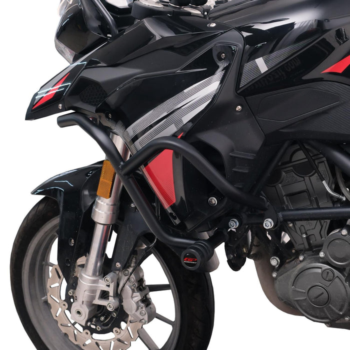 GP Kompozit Engine Protector Crash Bars Black Compatible For Benelli TRK 251 2019-2024