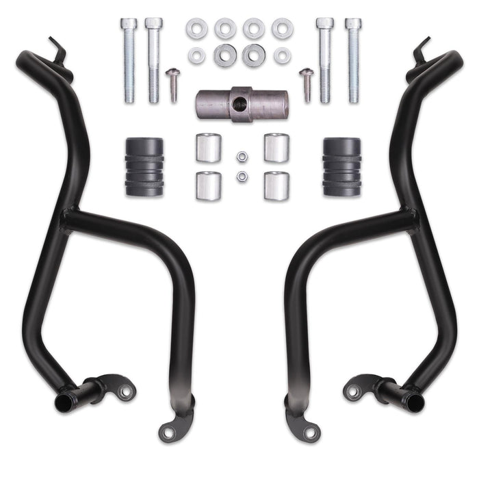 GP Kompozit Engine Protector Crash Bars Black Compatible For Benelli TRK 251 2019-2024