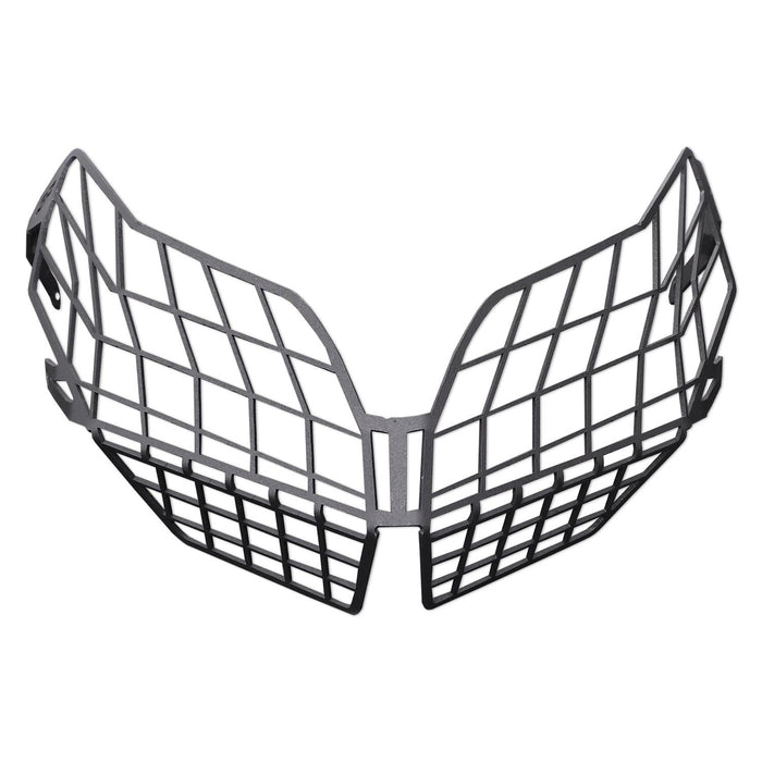 GP Kompozit Headlight Grille Guard Protector Black Compatible For Benelli TRK 502 / TRK 502 X  2018-2023