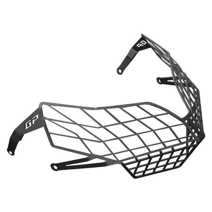 GP Kompozit Headlight Grille Guard Protector Black Compatible For Benelli TRK 502 / TRK 502 X  2018-2023
