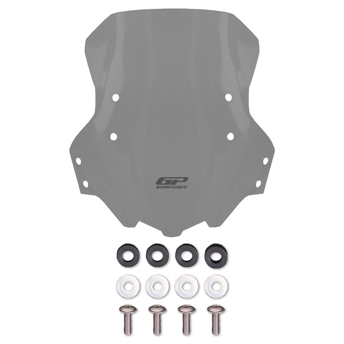 GP Kompozit Windshield Windscreen Smoked Compatible For Benelli TRK 502 / TRK 502 X  2018-2023