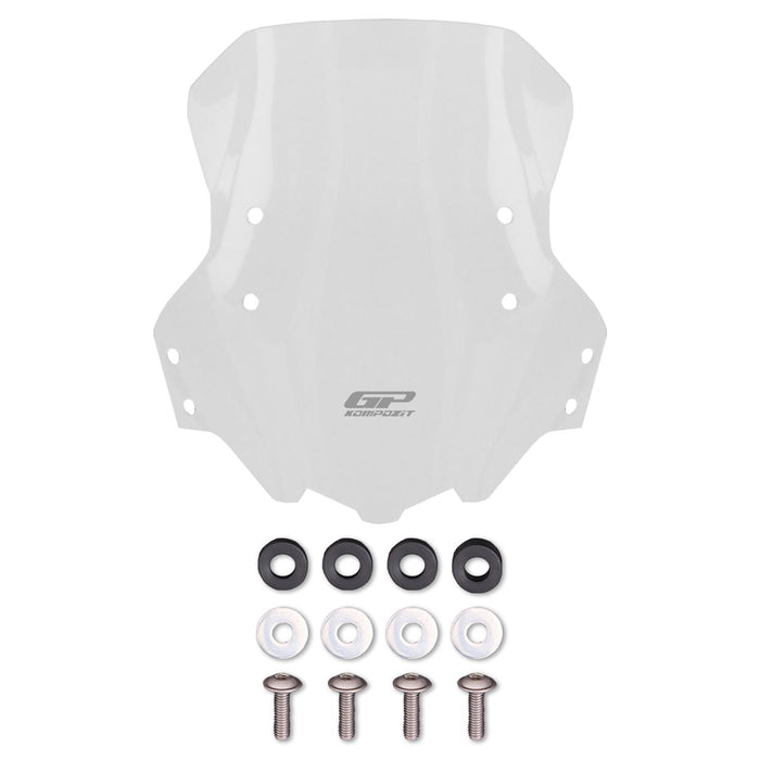 GP Kompozit Windshield Windscreen Clear Compatible For Benelli TRK 502 / TRK 502 X  2018-2023