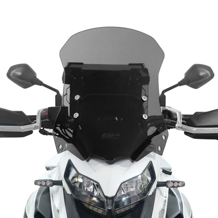 GP Kompozit Windshield Windscreen Smoked Compatible For Benelli TRK 502 / TRK 502 X  2018-2023