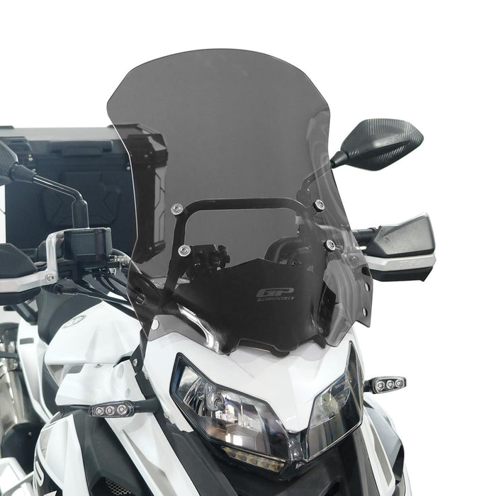 GP Kompozit Windshield Windscreen Smoked Compatible For Benelli TRK 502 / TRK 502 X  2018-2023