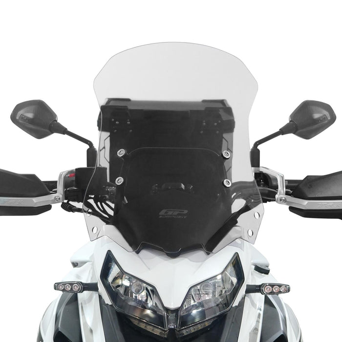 GP Kompozit Windshield Windscreen Clear Compatible For Benelli TRK 502 / TRK 502 X  2018-2023