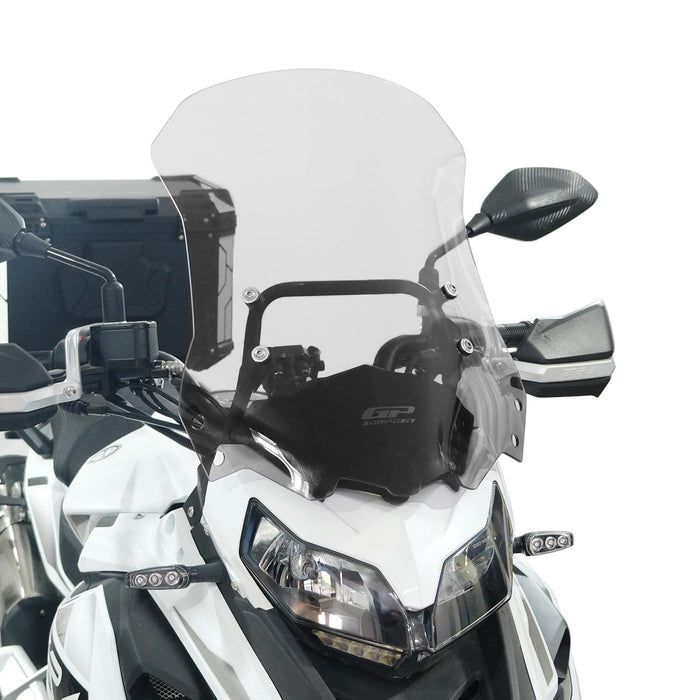 GP Kompozit Windshield Windscreen Clear Compatible For Benelli TRK 502 / TRK 502 X  2018-2023