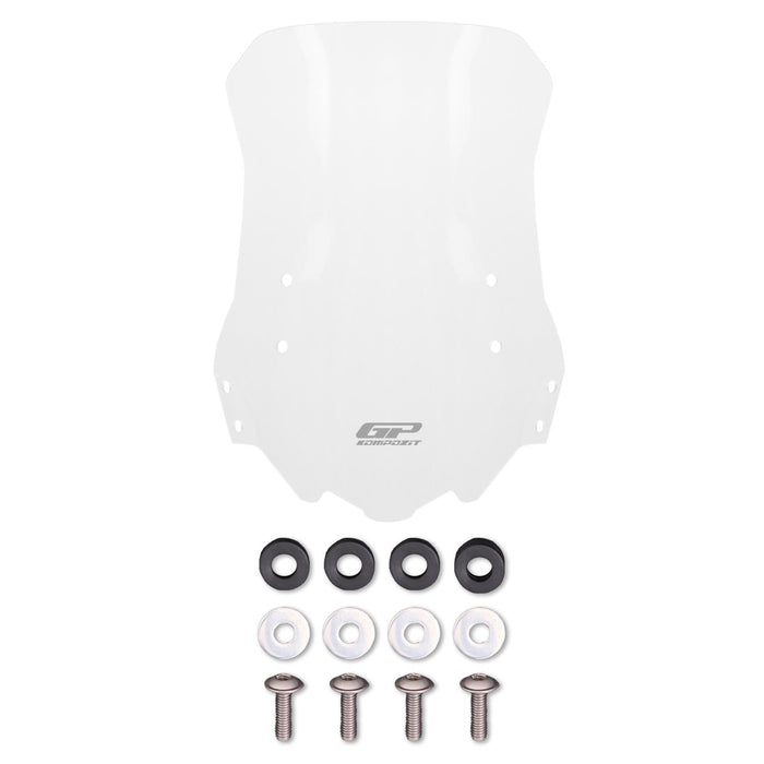 GP Kompozit Windshield Windscreen Clear Compatible For Benelli TRK 502 / TRK 502 X  2018-2023