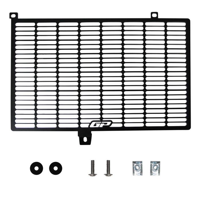 GP Kompozit Radiator Grille Guard Protector Cover Black Compatible For BMW F 700 GS 2012-2018