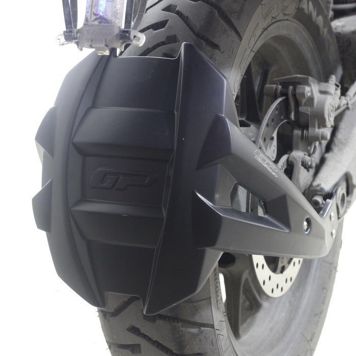 GP Kompozit Rear Wheel Fender Hugger Splash Guard Black Compatible For BMW F 750 GS 2018-2019