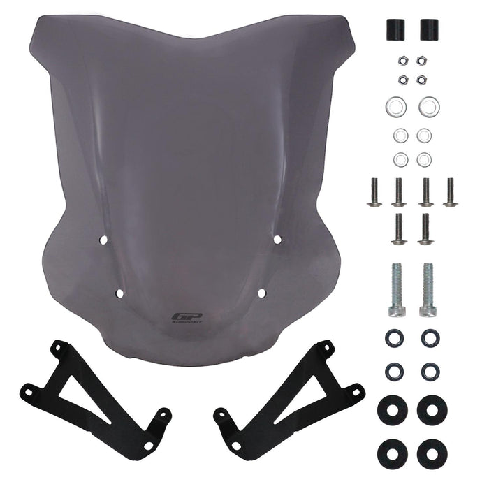 GP Kompozit Touring Windshield Windscreen Smoked Compatible For BMW G 310 R  2018-2019