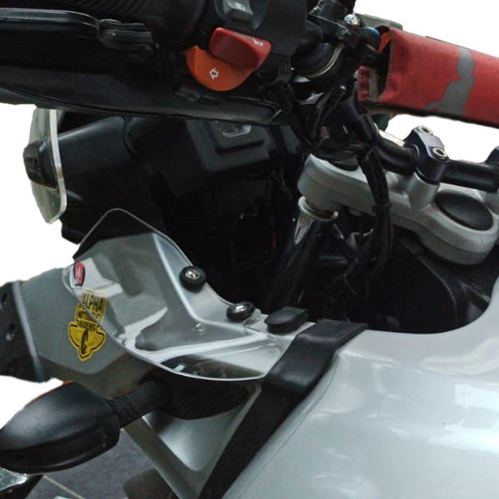 GP Kompozit Side Spoiler Wind Deflector Smoked Compatible For BMW R 1150 GS / R 1150 GS ADV 2000-2006