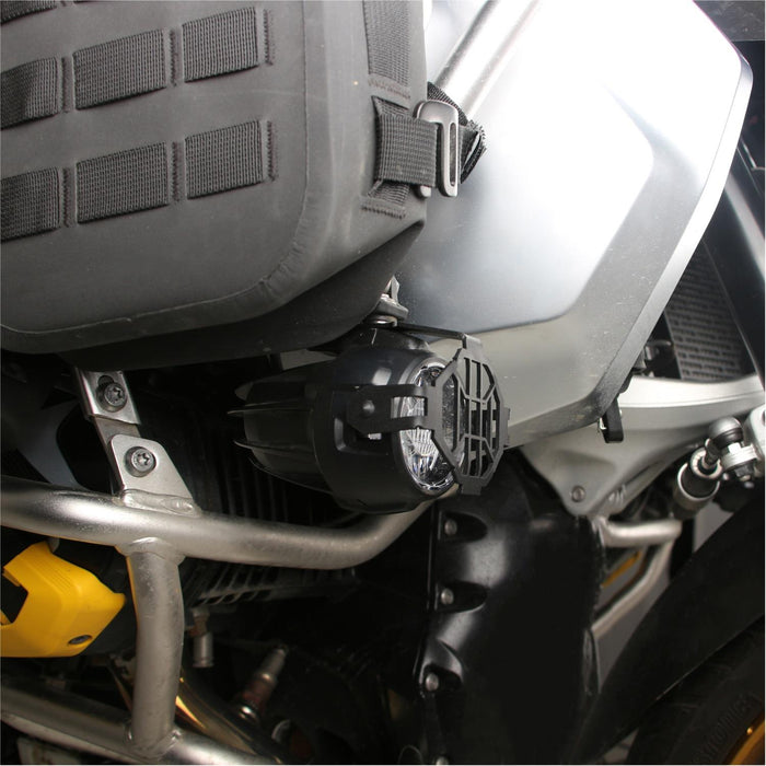 GP Kompozit Headlight Guard Black Compatible For BMW R 1200 GS / R 1250 GS ADV 2013-2023