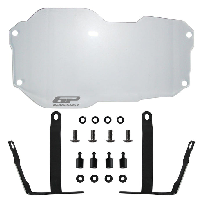 GP Kompozit Headlight Guard Transparent Compatible For BMW R 1200 GS / R 1250 GS ADV 2013-2023