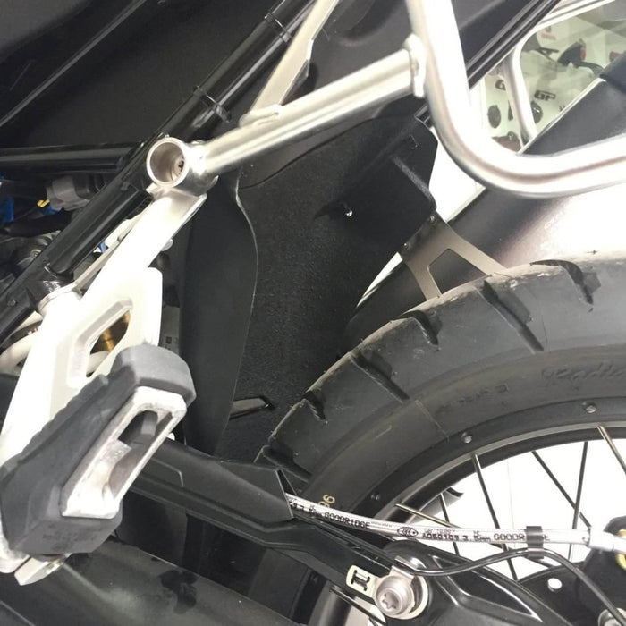 GP Kompozit Garde-boue arrière noir compatible pour BMW R 1200 GS / R 1250 GS ADV 2013-2023 