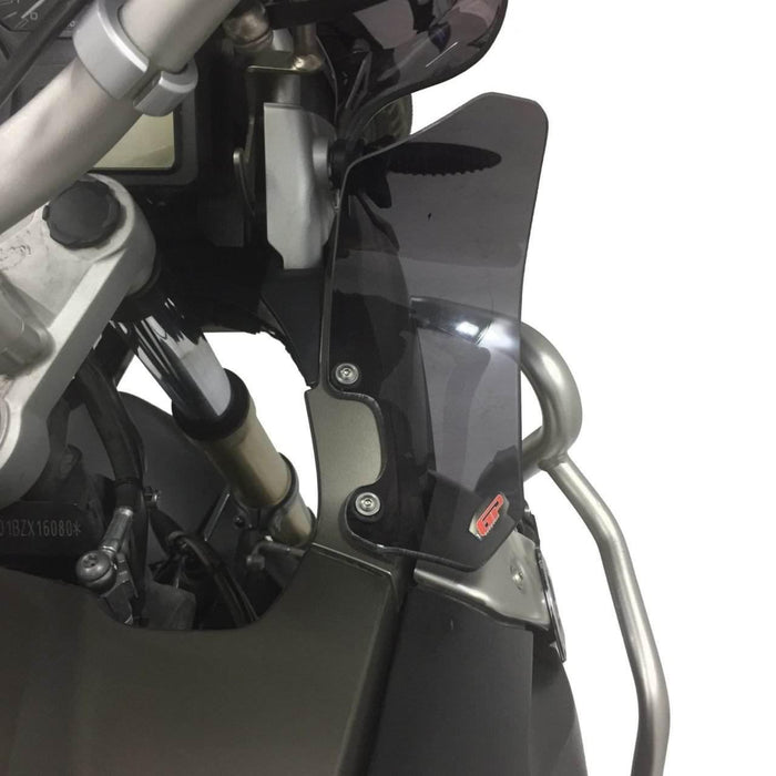 GP Kompozit Side Spoiler Wind Deflector Smoked Compatible For BMW R 1200 GS ADV 2004-2012