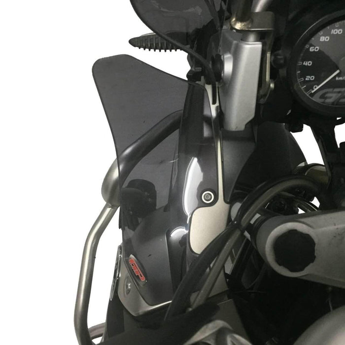 GP Kompozit Side Spoiler Wind Deflector Smoked Compatible For BMW R 1200 GS ADV 2004-2012