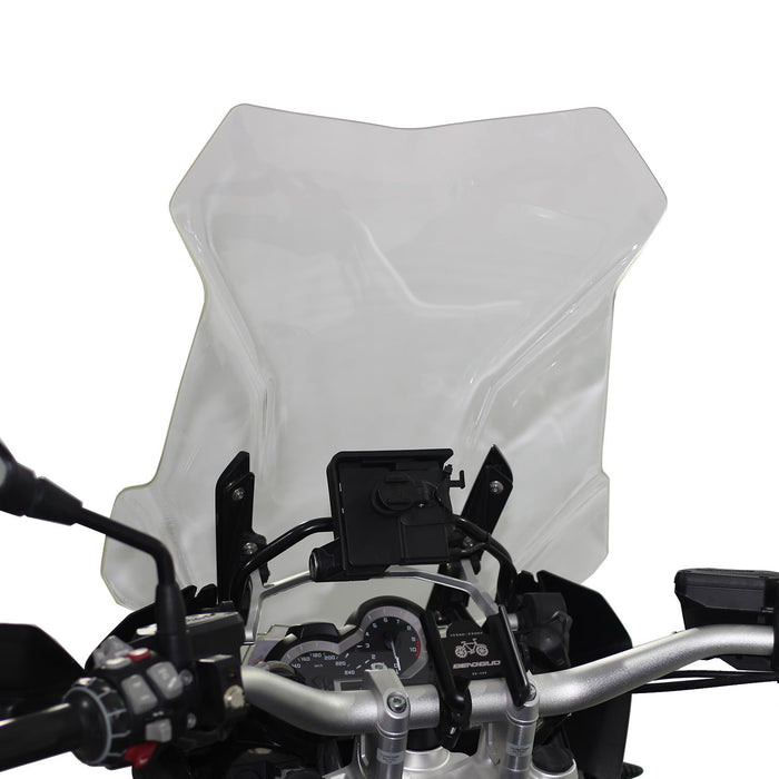 GP Kompozit Touring Windshield Windscreen Smoked Compatible For BMW R 1200 GS / R 1250 GS  2013-2023