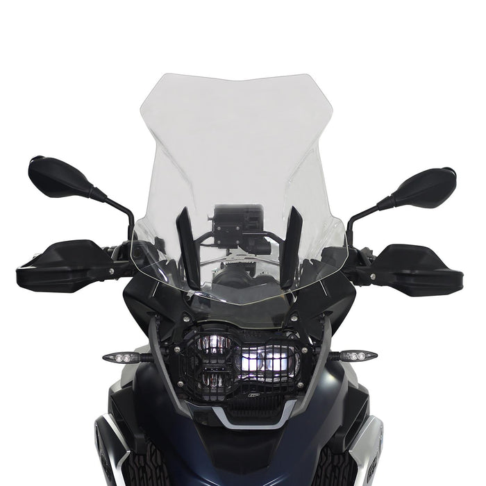 GP Kompozit Touring Windshield Windscreen Black Compatible For BMW R 1200 GS / R 1250 GS 2013-2023