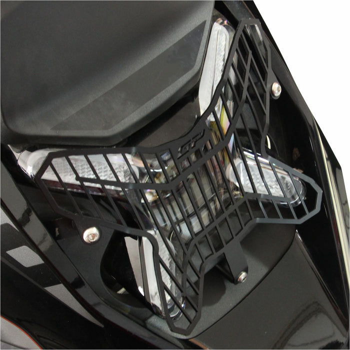 GP Kompozit Headlight Grille Guard Protector Black Compatible For BMW R 1300 GS 2023-2024