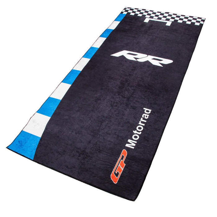 GP Kompozit Motorcycle Mat Black-Blue Compatible For RR Universal