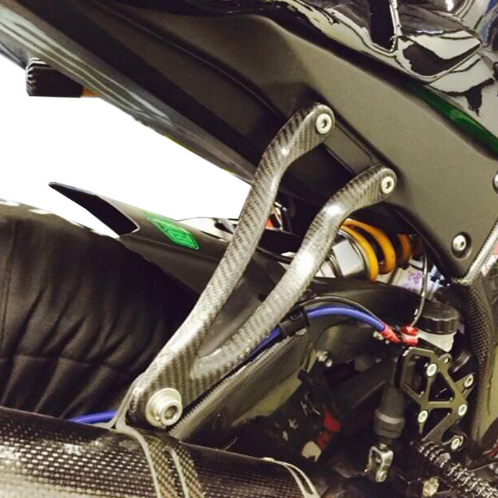 GP Kompozit Exhaust Hanger Bracket Carbon Fiber Compatible For BMW S 1000 RR 2011-2014