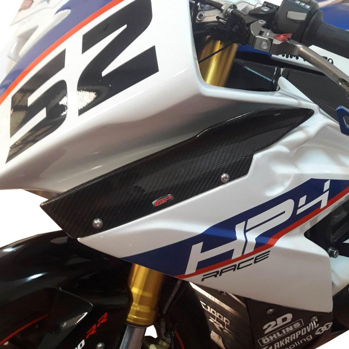 GP Kompozit Deflector de viento de alerón lateral de fibra de carbono Compatible con BMW S 1000 RR 2015-2018 