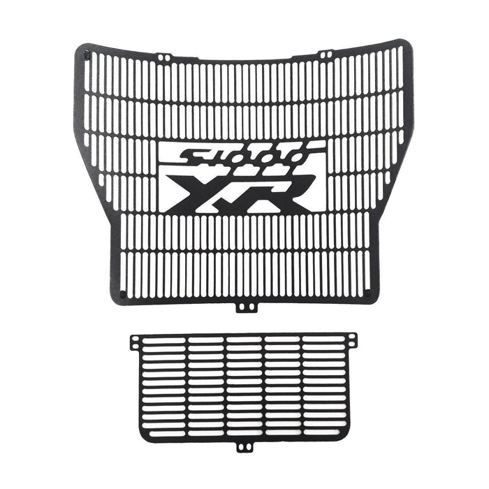 GP Kompozit Radiator Grille Guard Protector Cover Black Compatible For BMW S 1000 XR 2015-2017