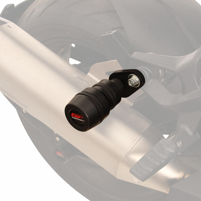 GP Kompozit Exhaust Crash Frame Slider Black Compatible For BMW S 1000 XR 2020-2024