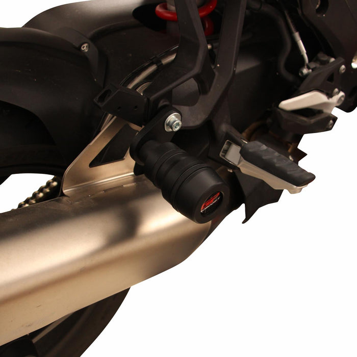 GP Kompozit Exhaust Crash Frame Slider Black Compatible For BMW S 1000 XR 2020-2024