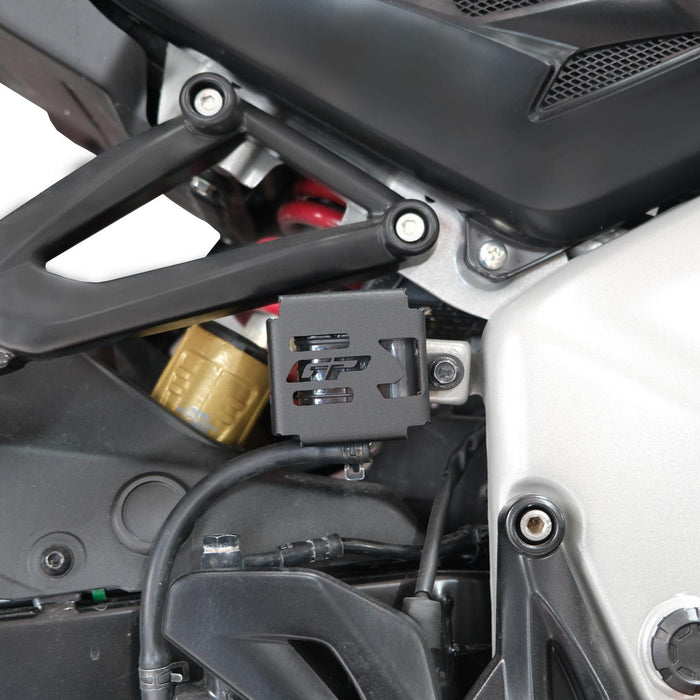 GP Kompozit Brake Fluid Reserve Protector Guard Black Compatible For Bajaj Pulsar NS400z 2025
