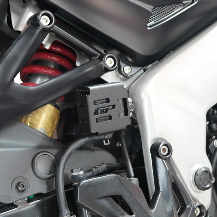 GP Kompozit Brake Fluid Reserve Protector Guard Black Compatible For Bajaj Pulsar NS400z 2025