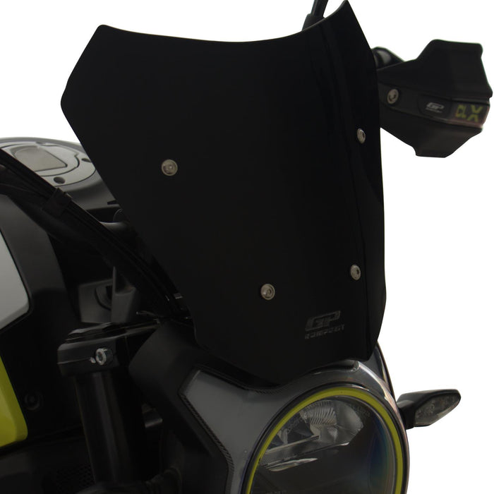 GP Kompozit Short Windshield Windscreen Black Compatible For CFMOTO 250CL-X / 300CL-X  2022-2024