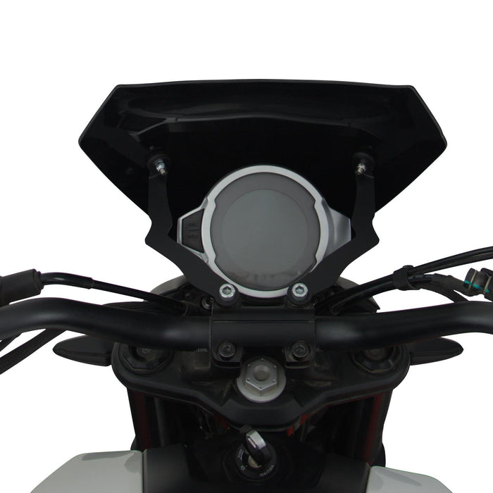 GP Kompozit Short Windshield Windscreen Black Compatible For CFMOTO 250CL-X / 300CL-X 2022-2024