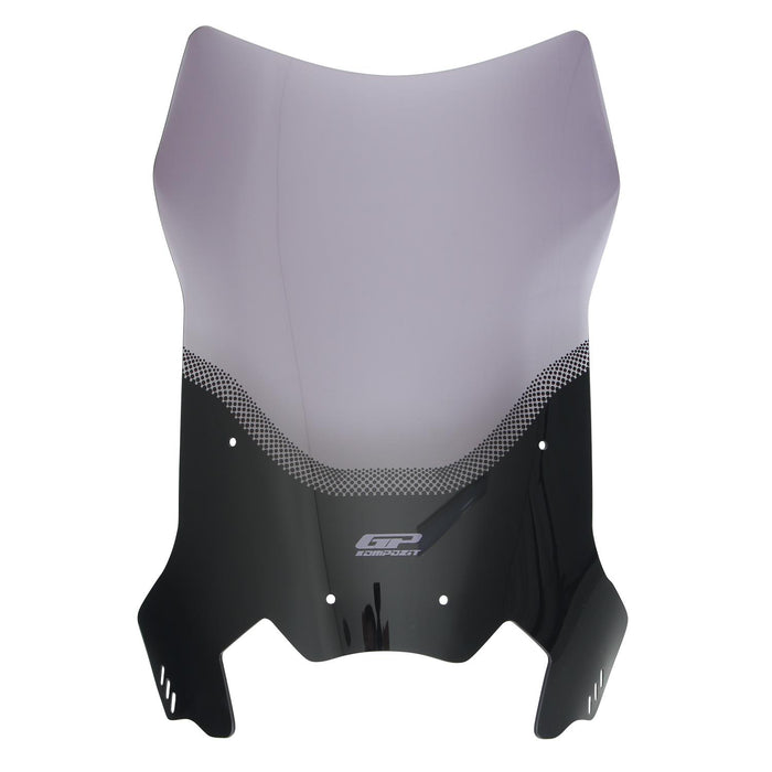 Parabrisas de turismo GP Kompozit ahumado compatible con CFMOTO 250CL-X / 300CL-X 2024-2026