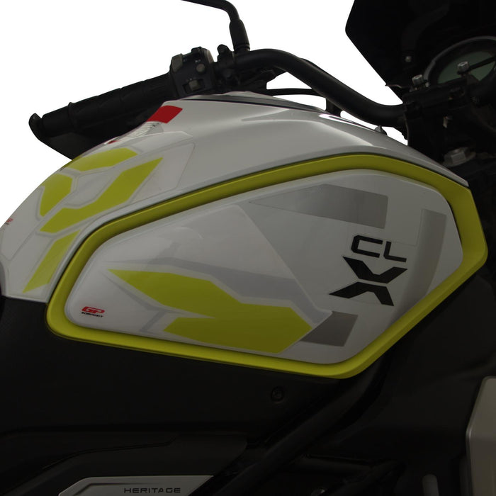 GP Kompozit Tank Pad Set Yellow Compatible For CFMOTO 250CL-X / 300CL-X 2022-2023