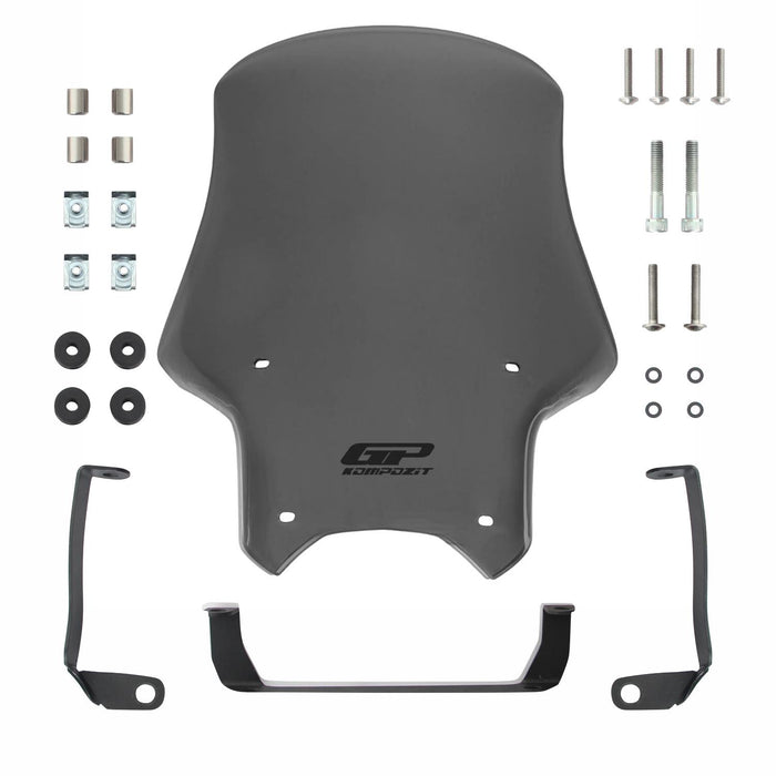 GP Kompozit Windshield Windscreen Smoked Compatible For CFMOTO 250NK / 300NK  2023-2025