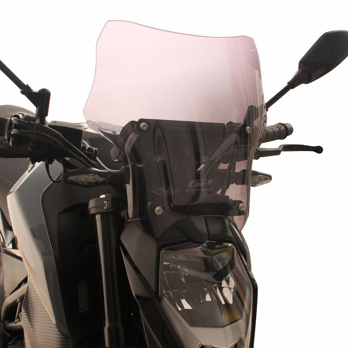 Cúpula Deportiva GP Kompozit Parabrisas Negro Compatible con CFMOTO 250NK / 300NK 2023-2026