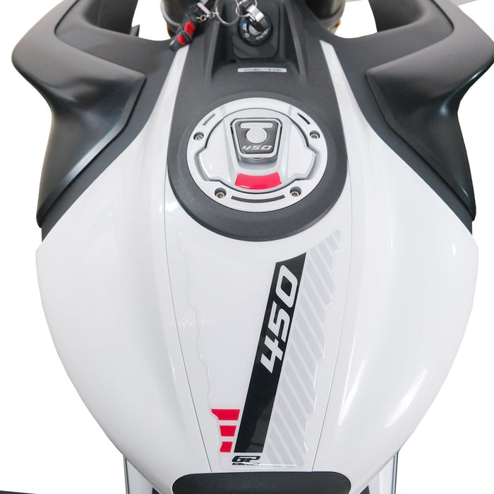 GP Kompozit Tank Pad White Compatible For CFMOTO 450MT  2024