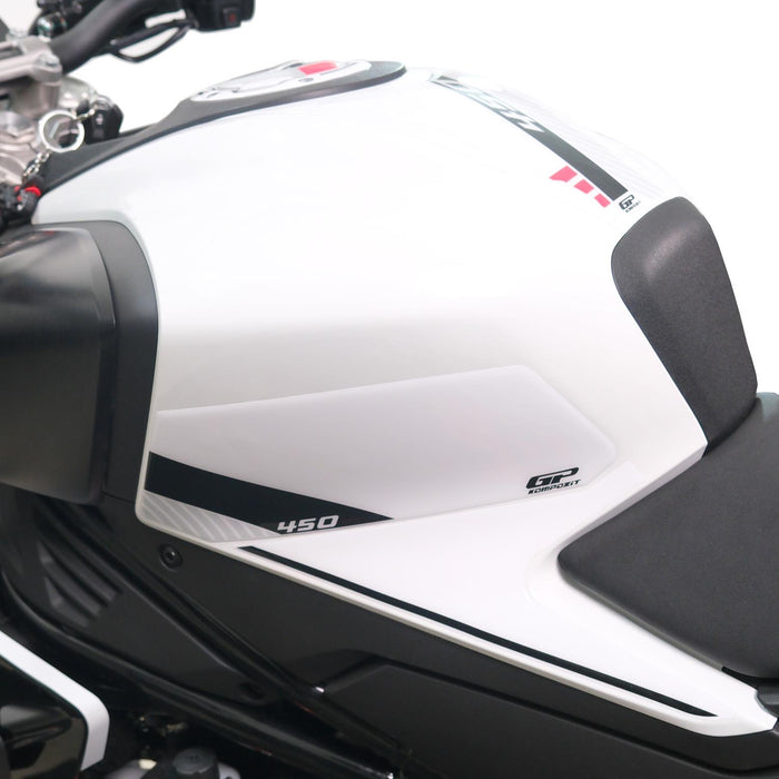 GP Kompozit Tank Pad White Compatible For CFMOTO 450MT  2024