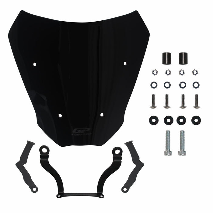GP Kompozit Windshield Windscreen Black Compatible For CFMOTO 700CL-X  2023-2026