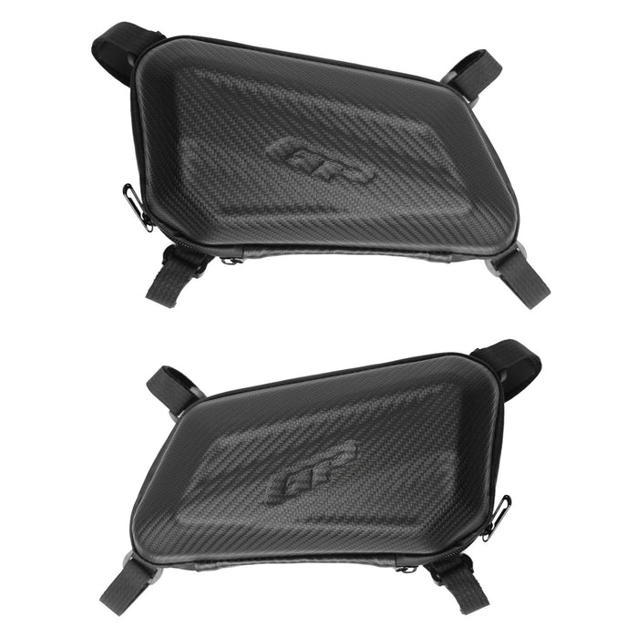 GP Kompozit YNC001 Universal EVA Carbon Look Motorcycle Side Bag Set – Waterproof Saddlebag Pair